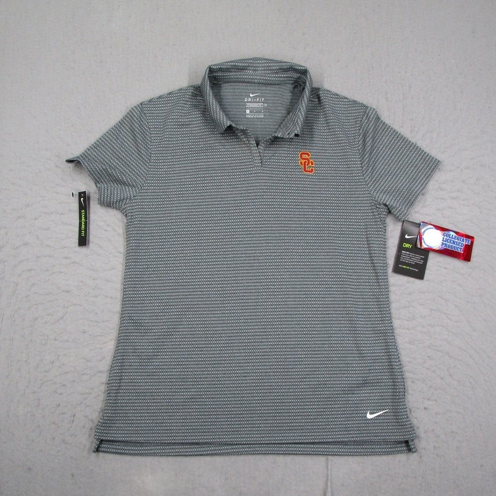 Nike Women's Gray USC Dri-FIT Polo